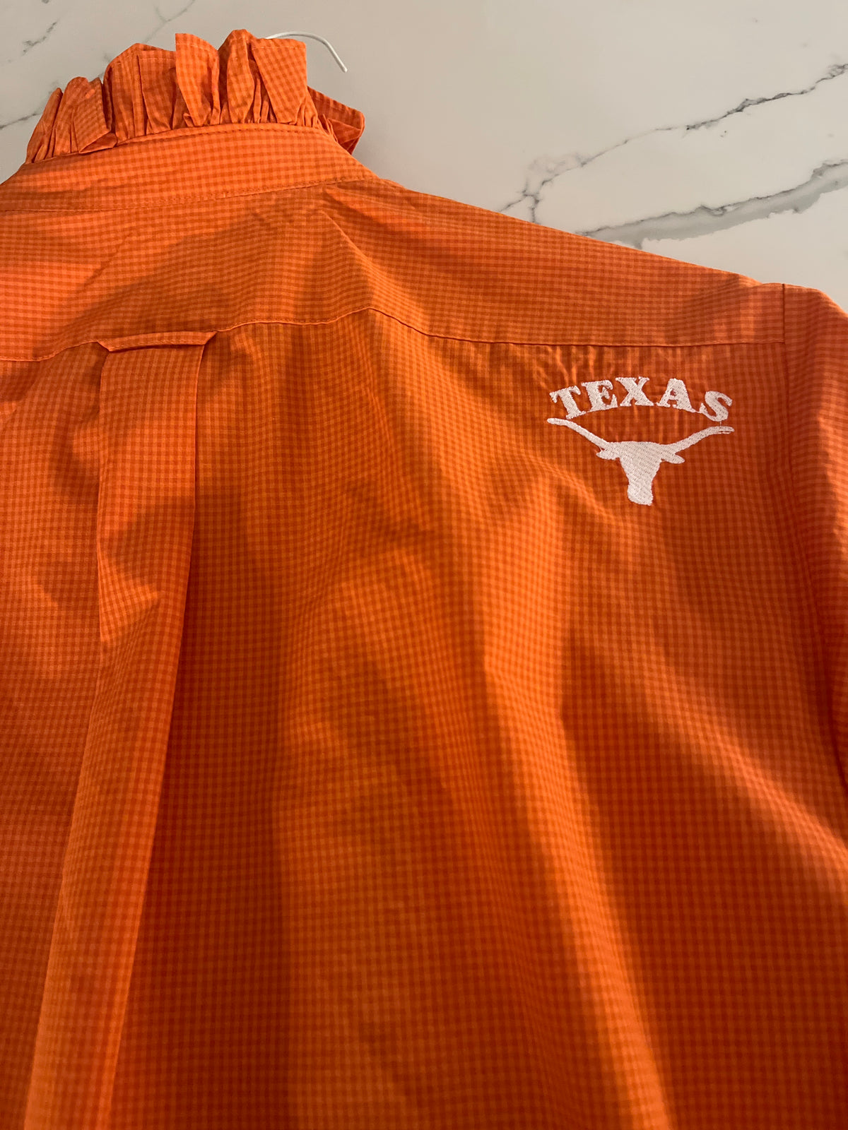 Orange Unique Gingham -XL