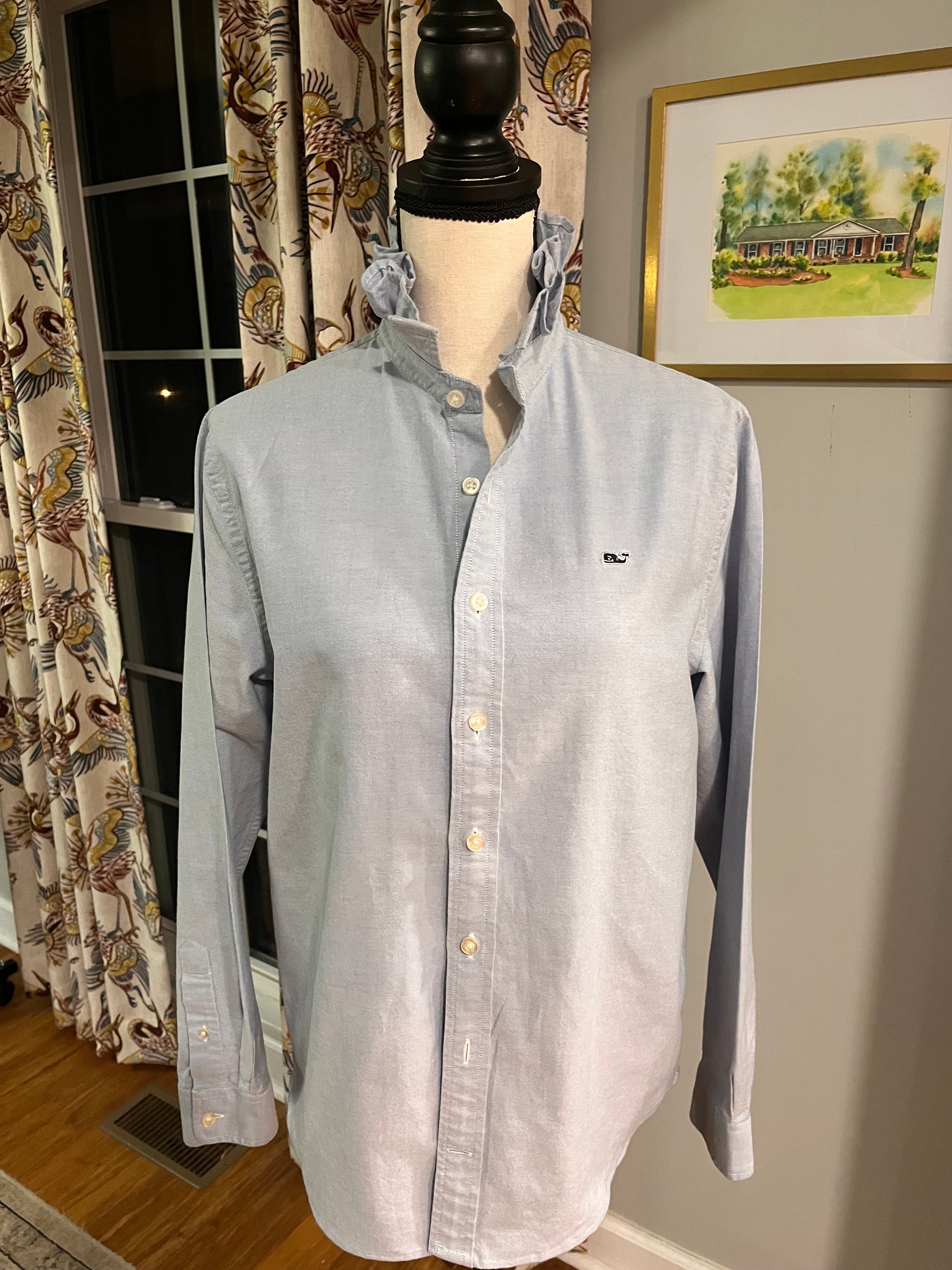 Vineyard Vines Blue Oxford- Small