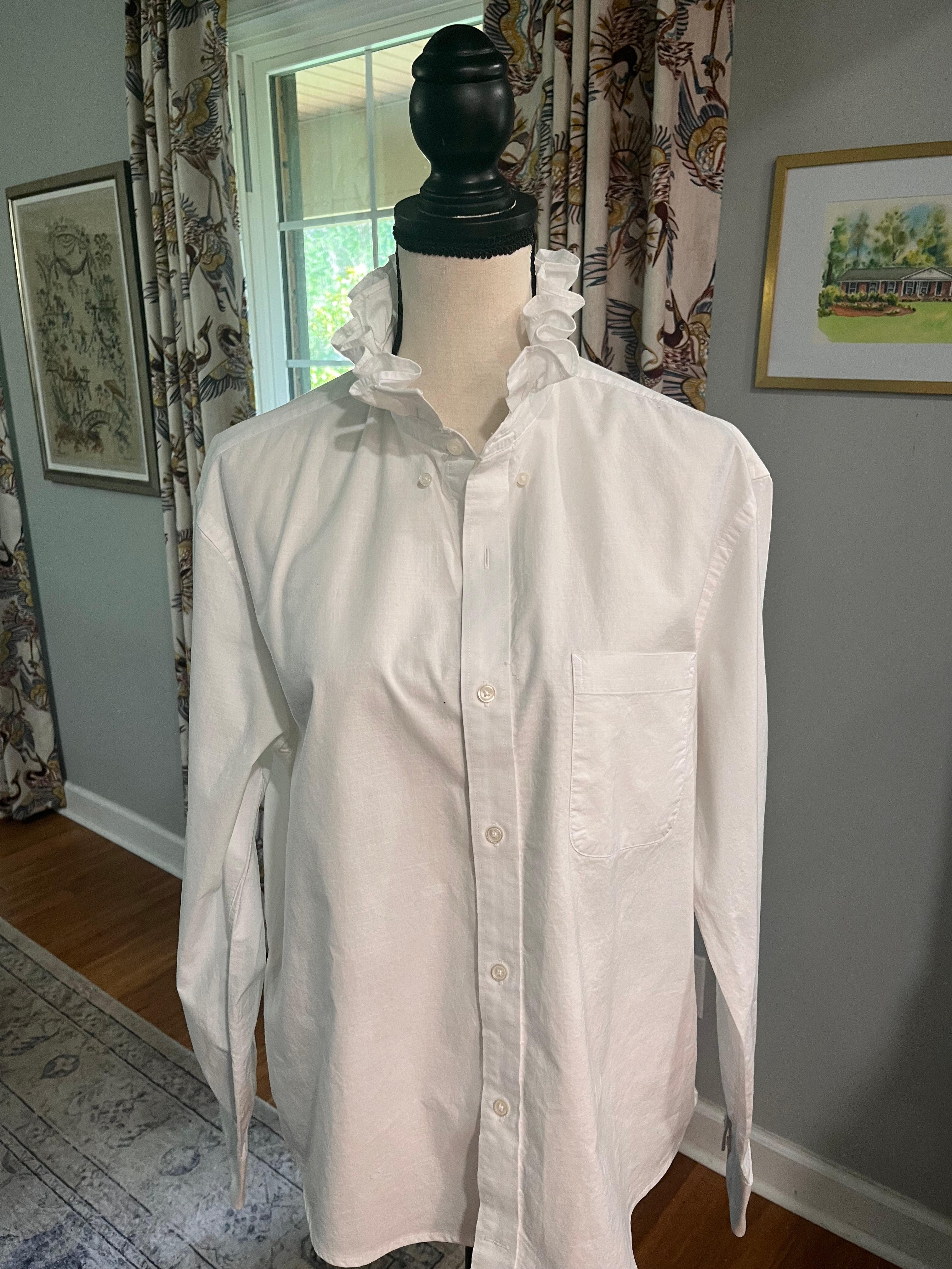 Tommy H Crisp White Shirt- XL