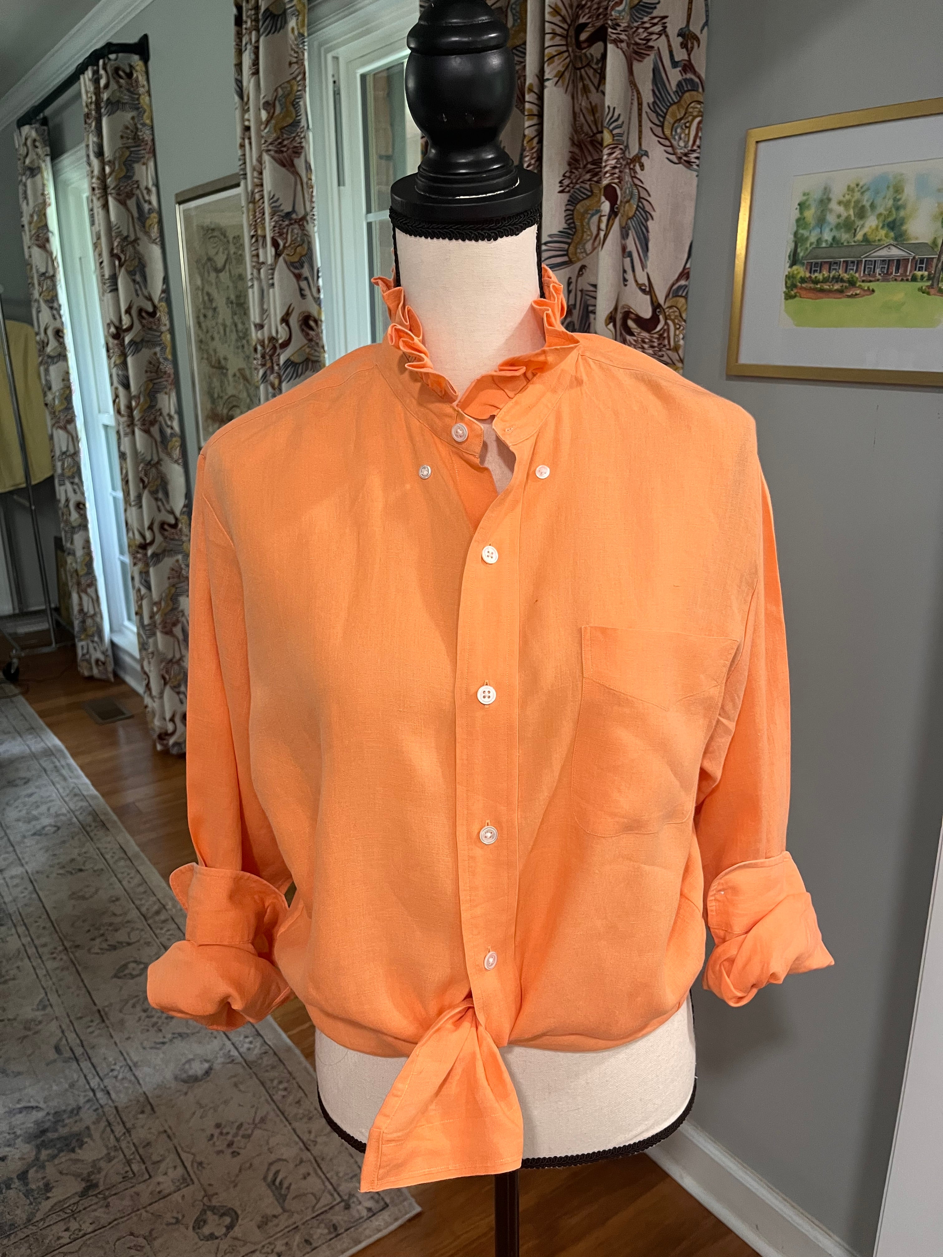 Medium Orange Linen