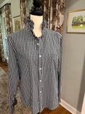 Medium Navy and Yellow Plaid
