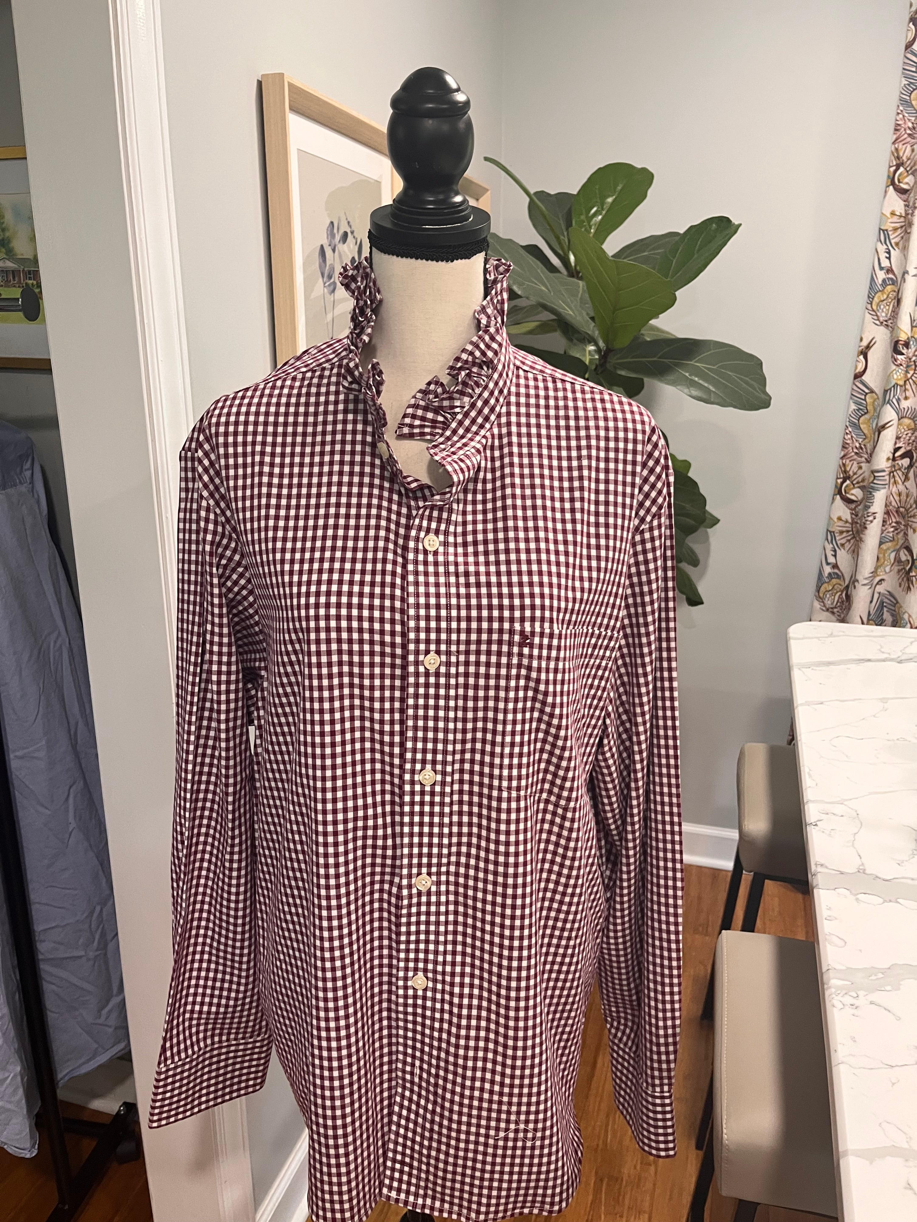 Crimson Gingham SC/Alabama  - Large