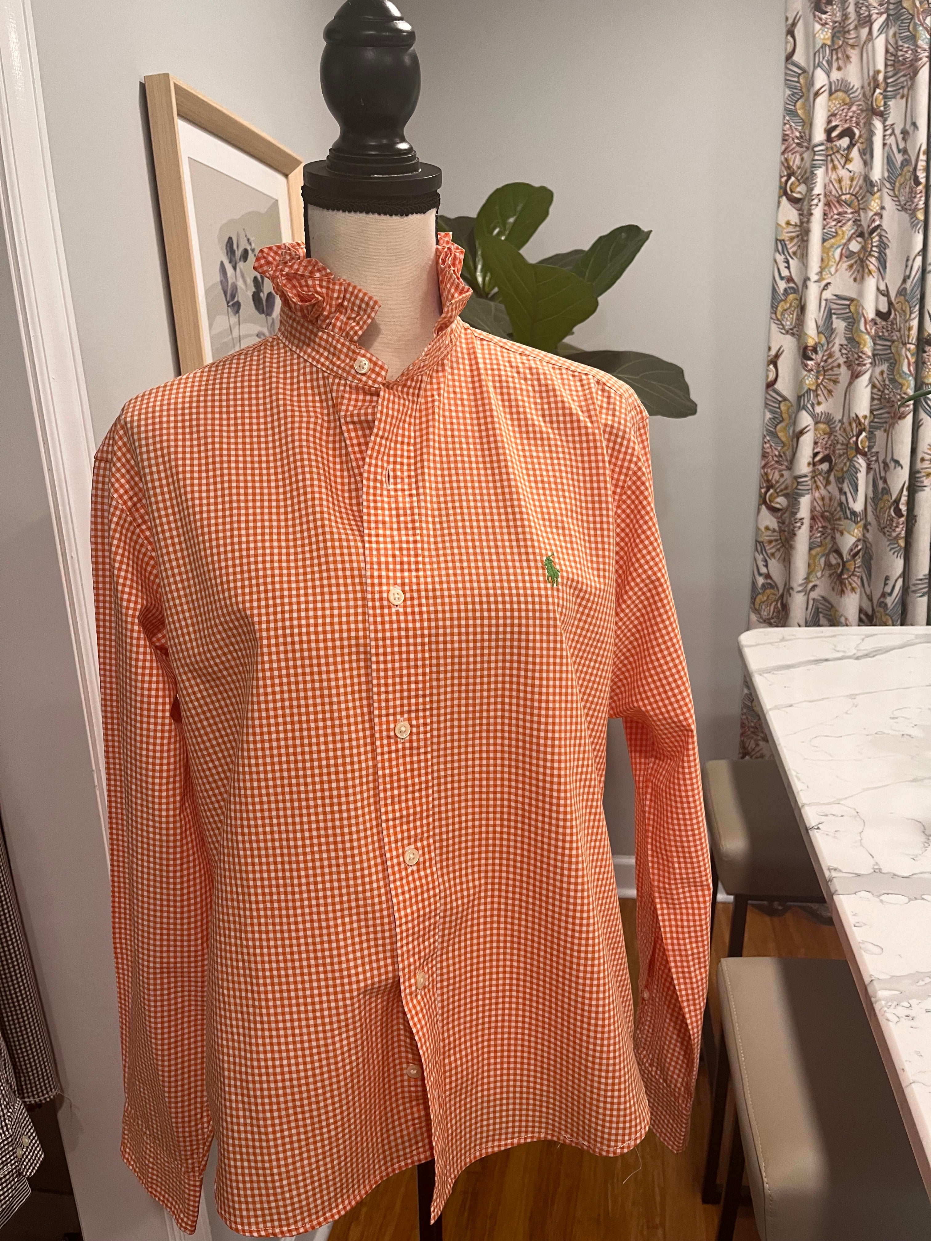 Orange RL Gingham - XL