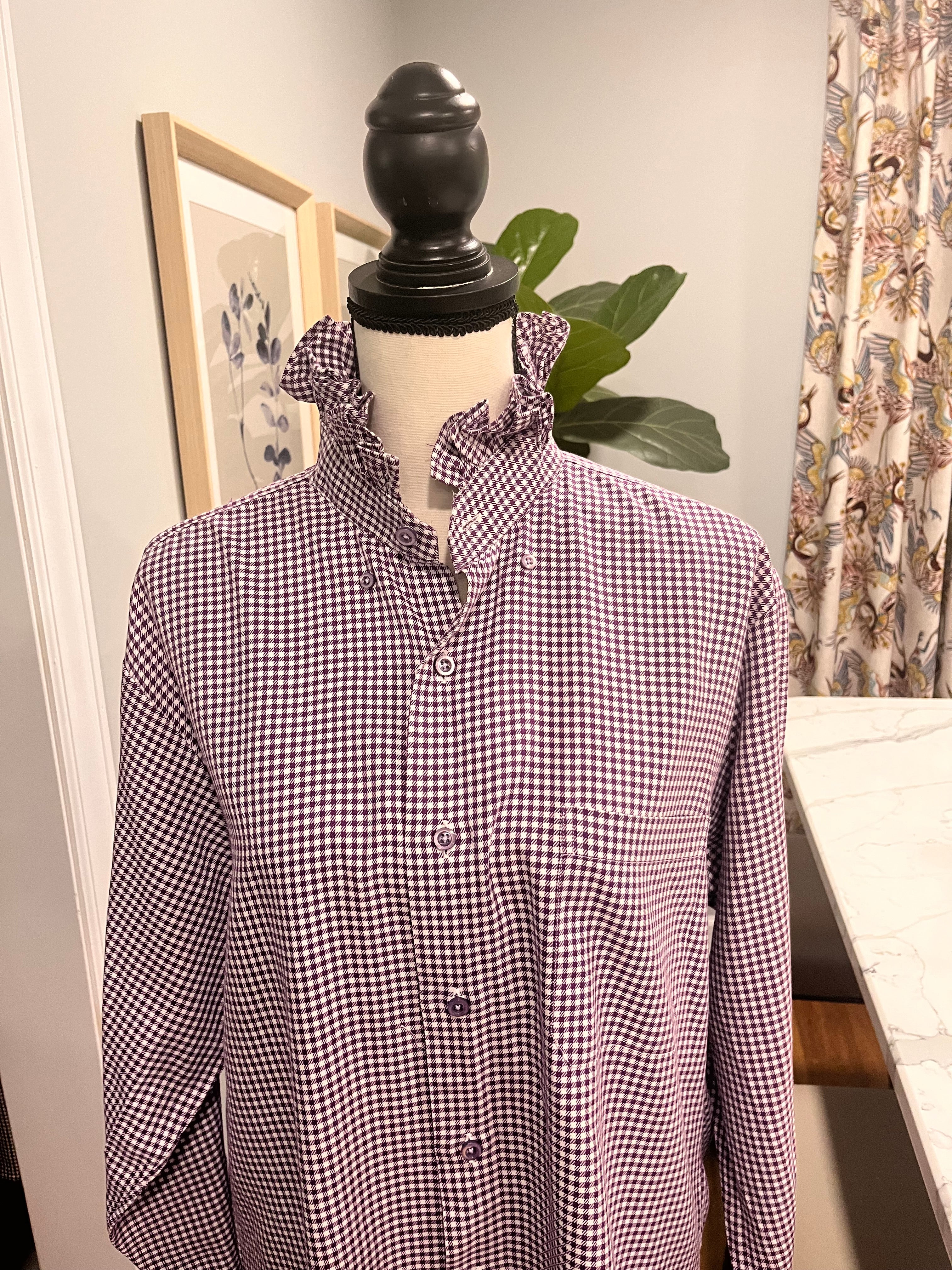 Purple Gingham - XL
