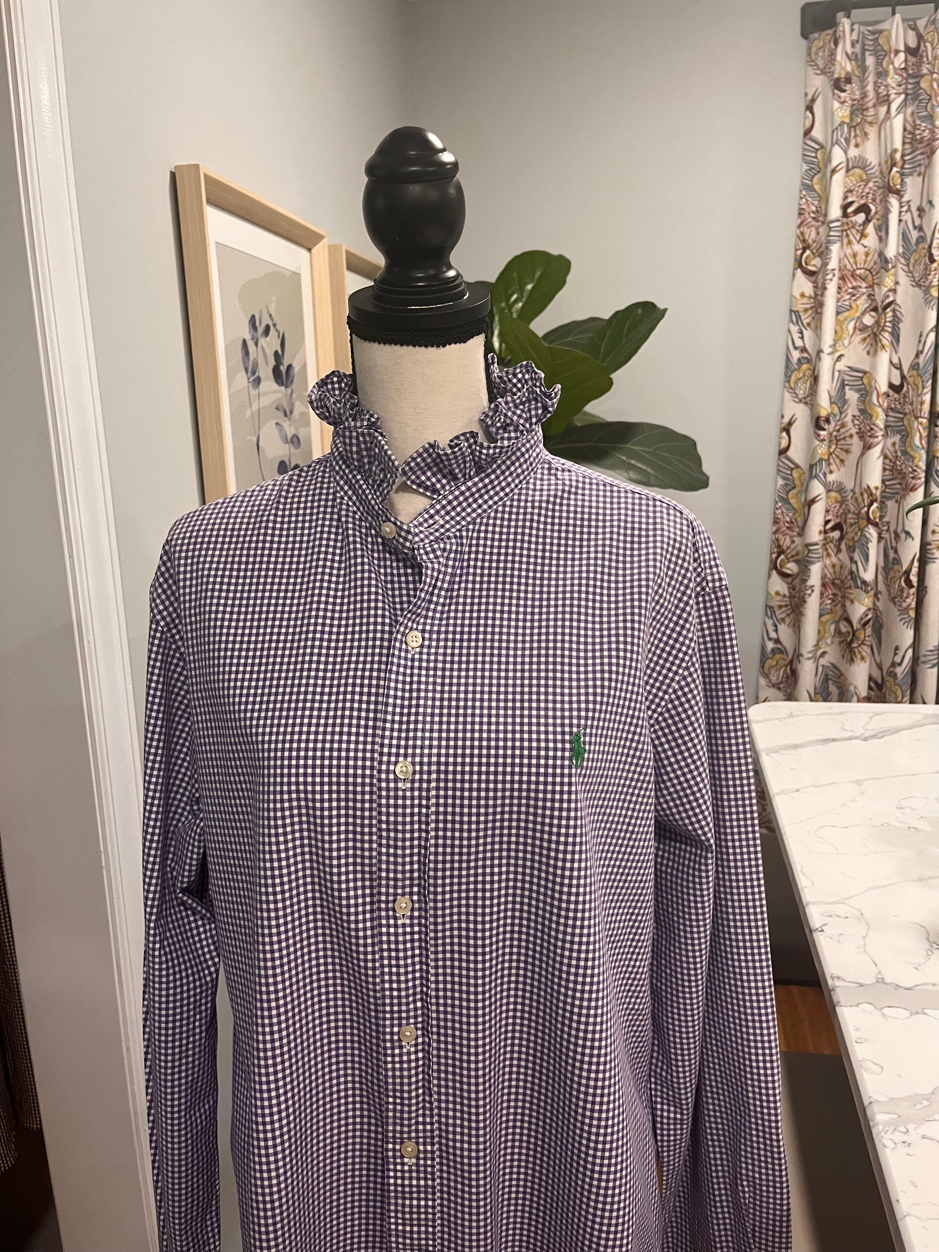 Purple RL Gingham - XL
