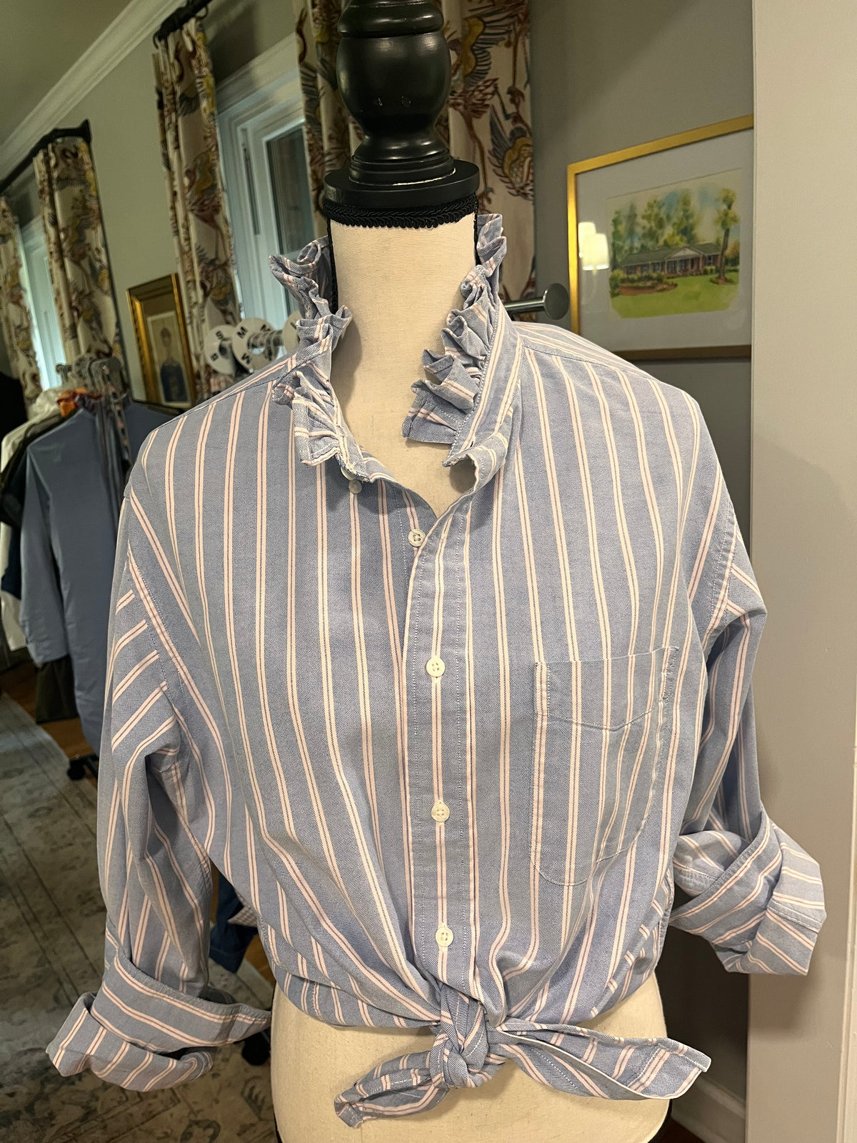 Pink and Blue Stripe!  XL