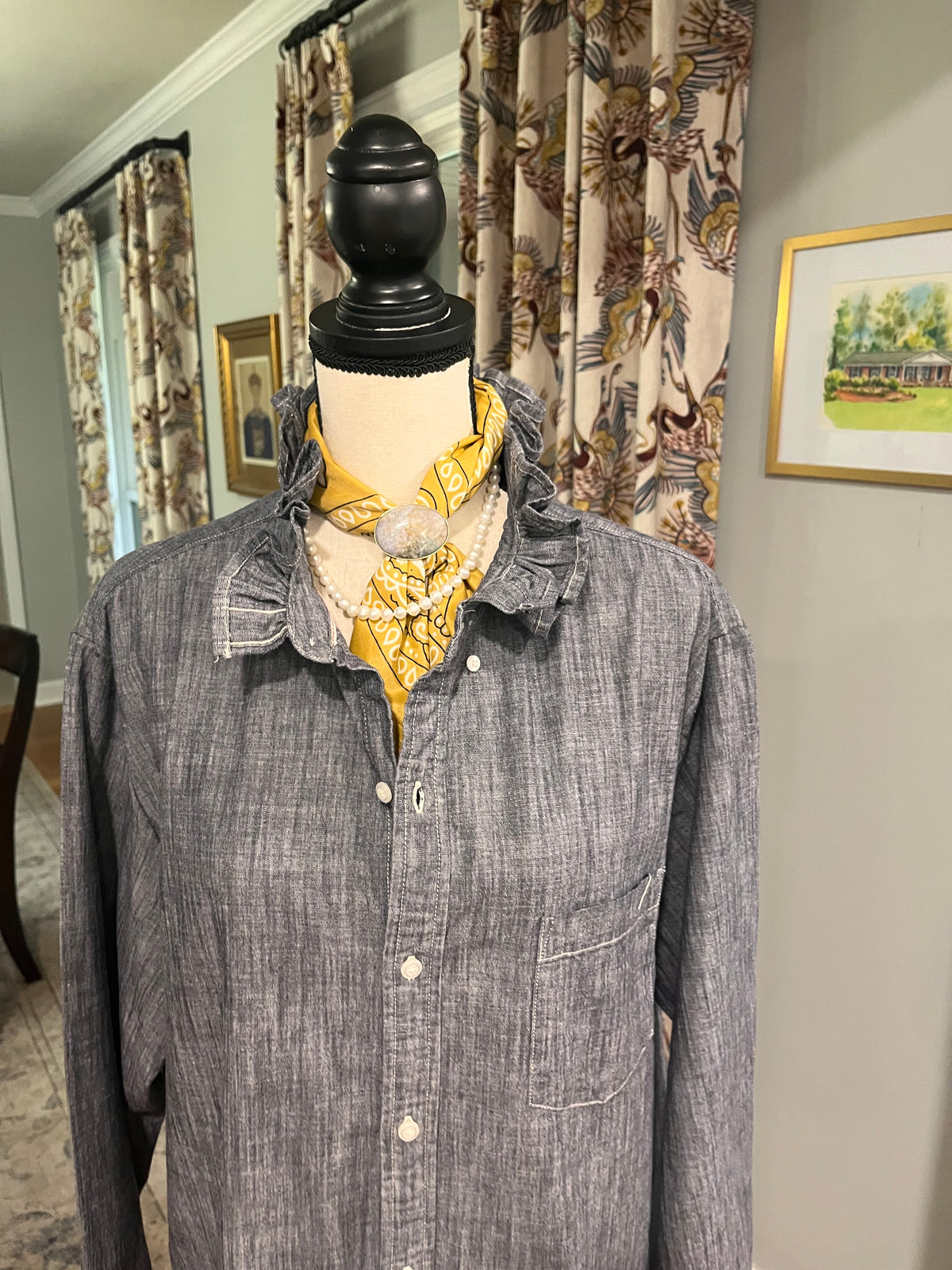 Perfect Black Chambray!